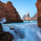 Seascape-Portugal-Algarve-Ursa-Beach-Coast-Orange-Rocks-Andreas-Kunz-