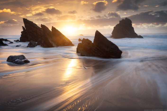 Seascape-Portugal-Praia-da-Adraga-Rocks-Sunset-Sunlight-Andreas-Kunz-Photography
